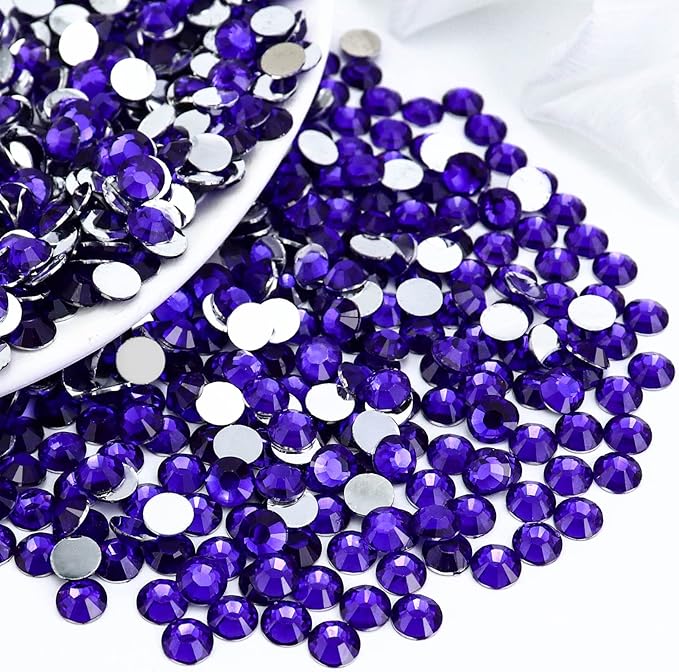 Small Bag Hot Fix Rhinestones - Violet